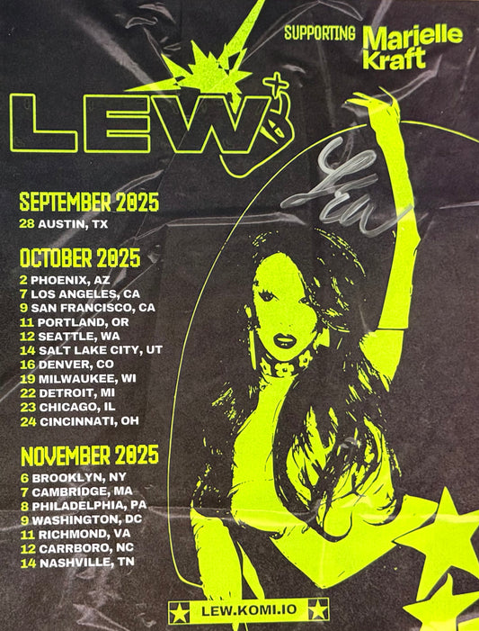 Autographed Tour Poster